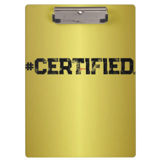 CARPETA DE PINZA PLANIFICADOR DE ORO CERTIFICADO