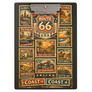 Carpeta De Pinza Planificador de ruta de viaje filatélico organizad