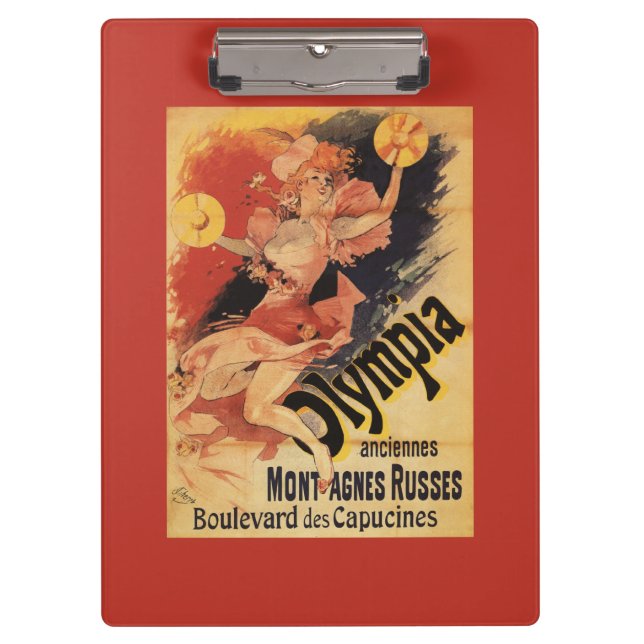 Carpeta De Pinza Platillos que se estrellan del chica del club (Anverso)