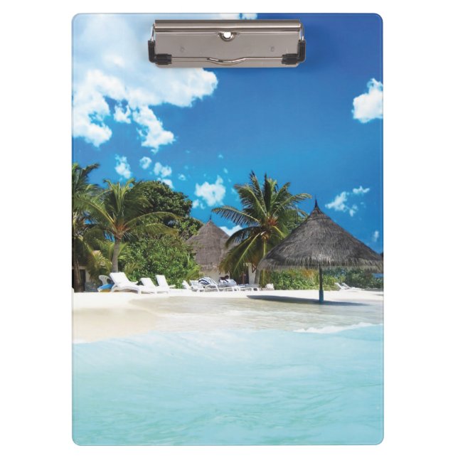 Carpeta De Pinza Playa Exótica (Anverso)