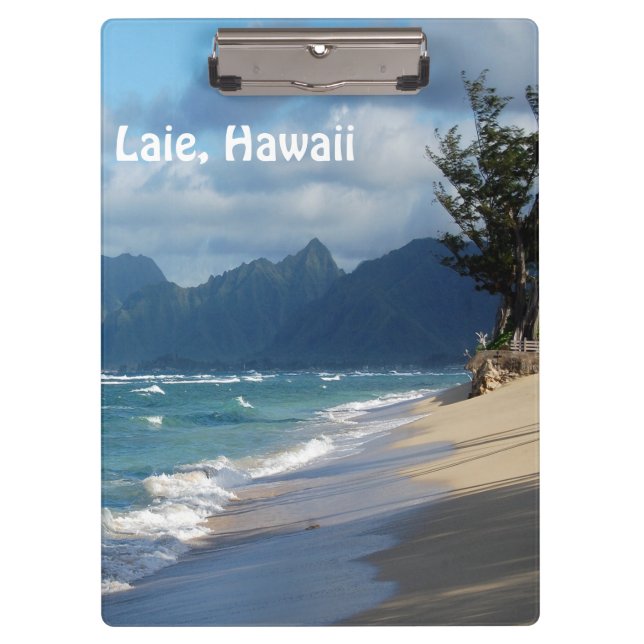 Carpeta De Pinza Playa Laie, Hawaii (Anverso)