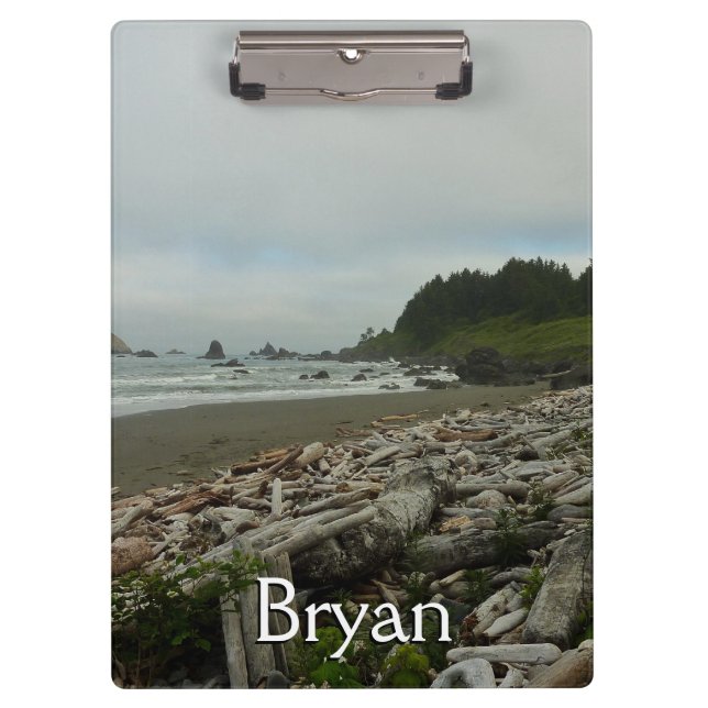 Carpeta De Pinza Playa oculta I en el Parque Nacional Redwood (Anverso)