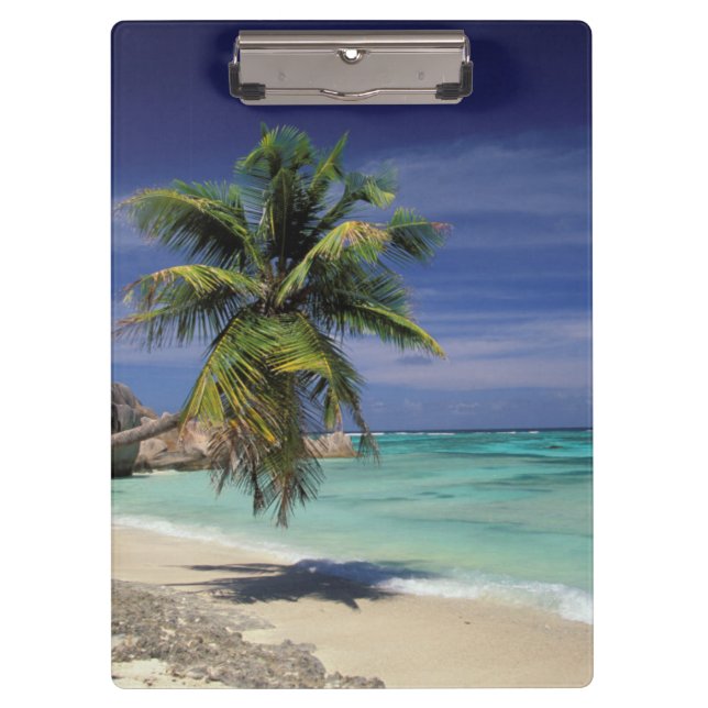 Carpeta De Pinza Playa Tropical, Anse Sourse D'Argent, La Digue (Anverso)