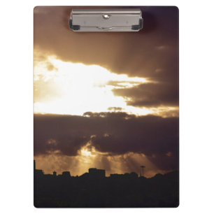 Carpeta De Pinza Plymouth de chocolate oscuro