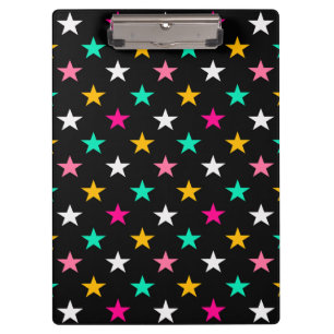 Carpeta De Pinza Población Estelar: Ritmo Radiante sobre Negro