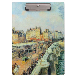 Carpeta De Pinza Pont Neuf, Tarde, Sunlight Camille Pissarro