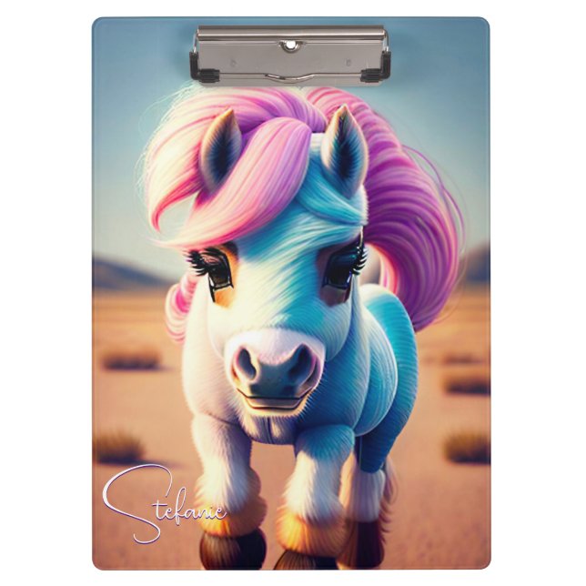 Carpeta De Pinza Pony Espíritu 3D 4 (Anverso)