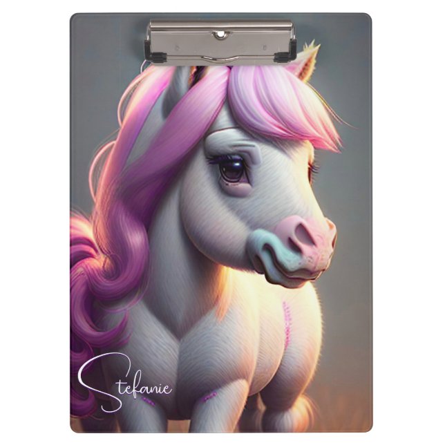 Carpeta De Pinza Pony Espíritu 3D 5 (Anverso)