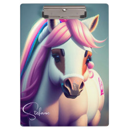 Carpeta De Pinza Pony Espiritual Cute 3d 2