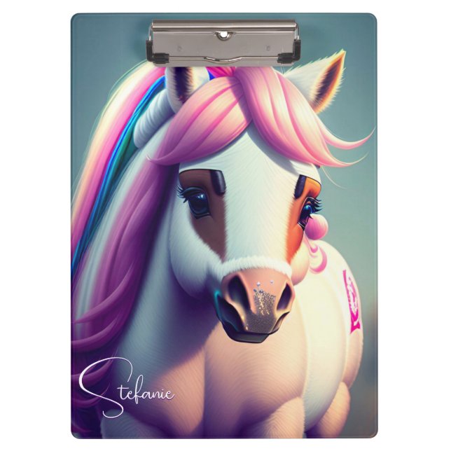Carpeta De Pinza Pony Espiritual Cute 3d 2 (Anverso)