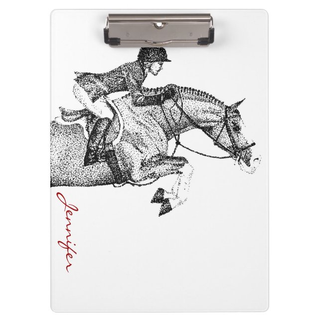 Carpeta De Pinza Pony Pointillism de caza (Anverso)