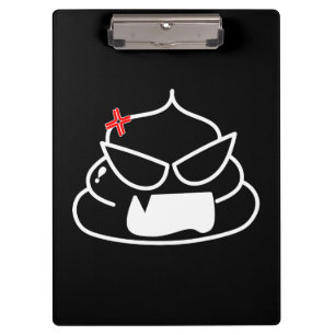 Carpeta De Pinza Poop enojado - Brootsch the PooPoo