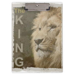 Carpeta De Pinza Pop Art Picture Lion Head The King Template
