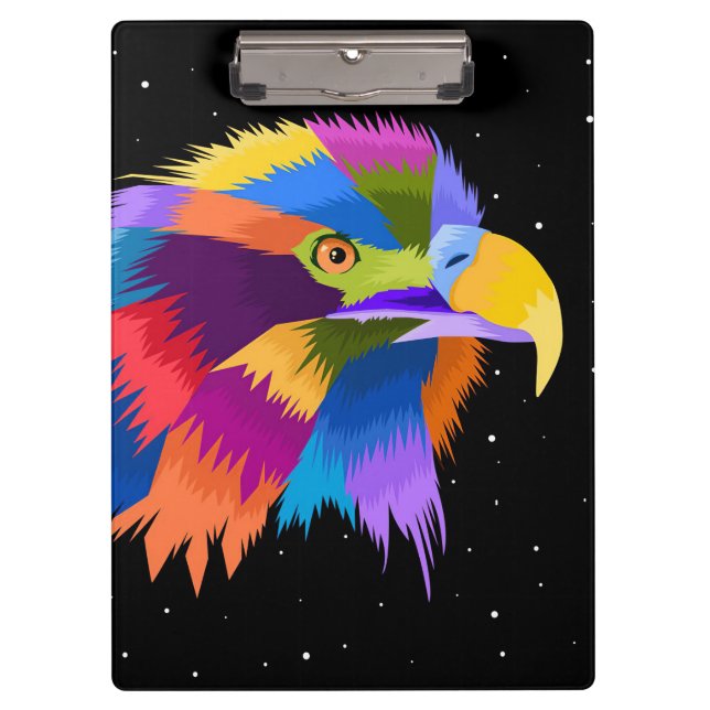Carpeta De Pinza Pop de águila estilizada (Anverso)