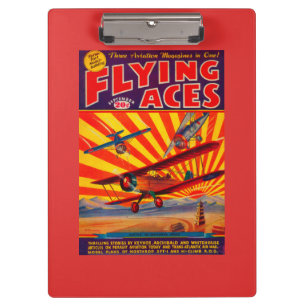 Carpeta De Pinza Portada de revista de los as de vuelo