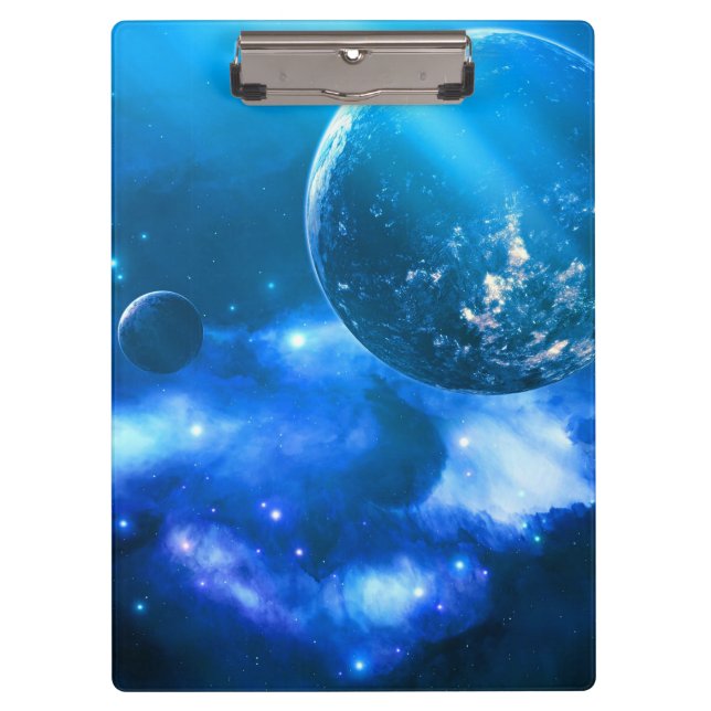 Carpeta De Pinza Portapapeles/Espacio (Anverso)