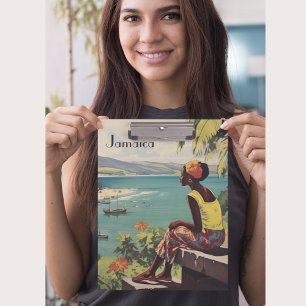 Carpeta De Pinza Poster de Viajes Vintage