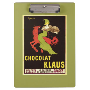 Carpeta De Pinza Poster del anuncio de Chocolat Klaus