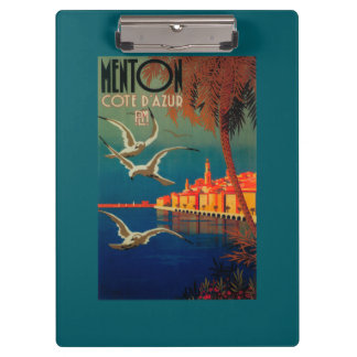 Carpeta De Pinza Poster del viaje de riviera francesa # 1