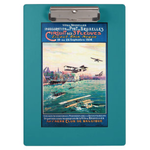 Carpeta De Pinza Poster promocional cancelado del avión del