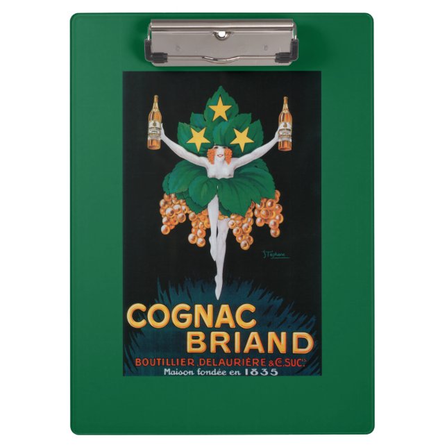 Carpeta De Pinza Poster promocional de Briand del coñac (Anverso)