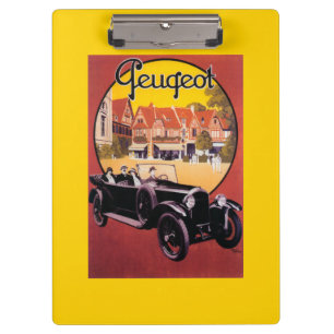 Carpeta De Pinza Poster promocional del automóvil de Peugeot