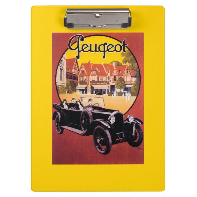 Carpeta De Pinza Poster promocional del automóvil de Peugeot (Anverso)