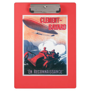 Carpeta De Pinza Poster promocional del dirigible de Adjudant