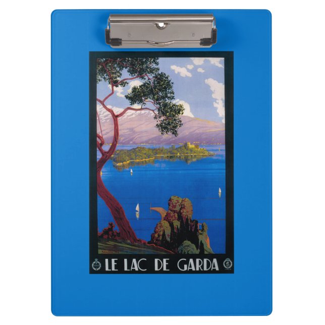 Carpeta De Pinza Poster promocional del viaje de Garda del lago (Anverso)