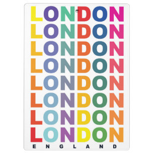 Carpeta De Pinza Poster Retro London Inglaterra