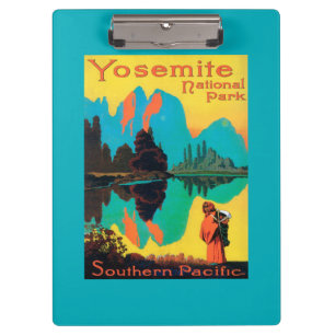 Carpeta De Pinza Poster turístico - parque nacional de Yosemite, C