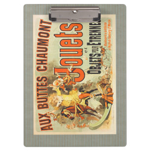 Carpeta De Pinza Póster Vintage Amigos de Joets Juguete Francés