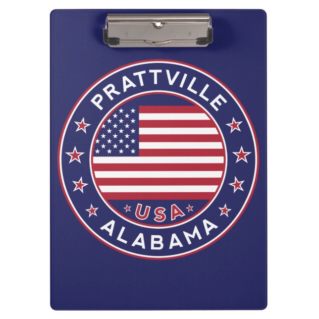 Carpeta De Pinza Prattville, Alabama (Anverso)