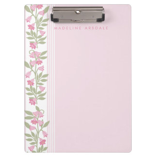 Carpeta De Pinza Preppy Personalized floral
