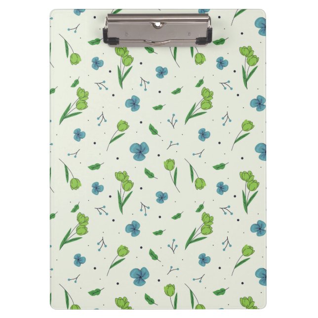Carpeta De Pinza Primavera Botánica Decorativa Sombra (Anverso)
