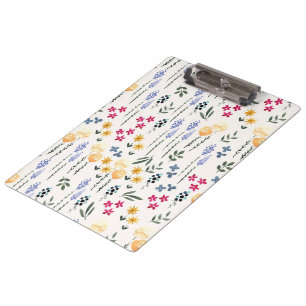 Carpeta De Pinza Primavera Botánica Decorativa Sombra