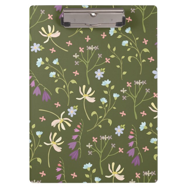 Carpeta De Pinza Primavera Botánica Decorativa Sombra (Anverso)