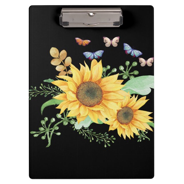 Carpeta De Pinza primavera de girasol (Anverso)