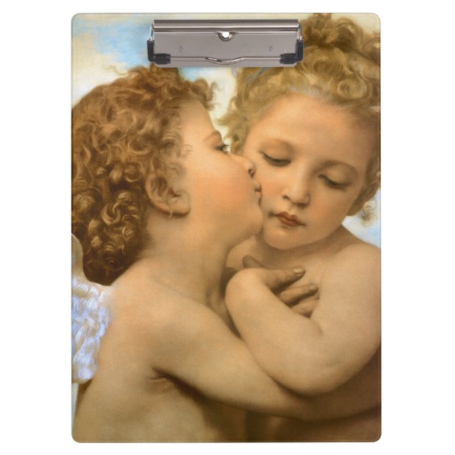 Carpeta De Pinza Primer beso (detalle de ángel) de Bouguereau (Anverso)