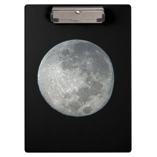 Carpeta De Pinza Primer plano de luna llena en el cielo nocturno. F