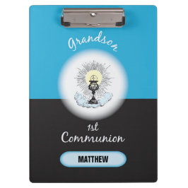 Carpeta De Pinza Primera Comunión del nieto, Taza Azul