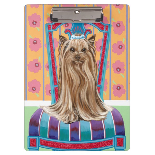 Carpeta De Pinza Princesa Corona Yorkie (Anverso)