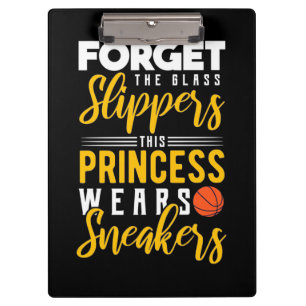 Carpeta De Pinza Princesa de baloncesto lleva zapatillas