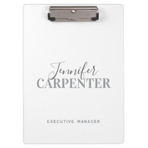 Carpeta De Pinza Profesional elegante moderno minimalista simple