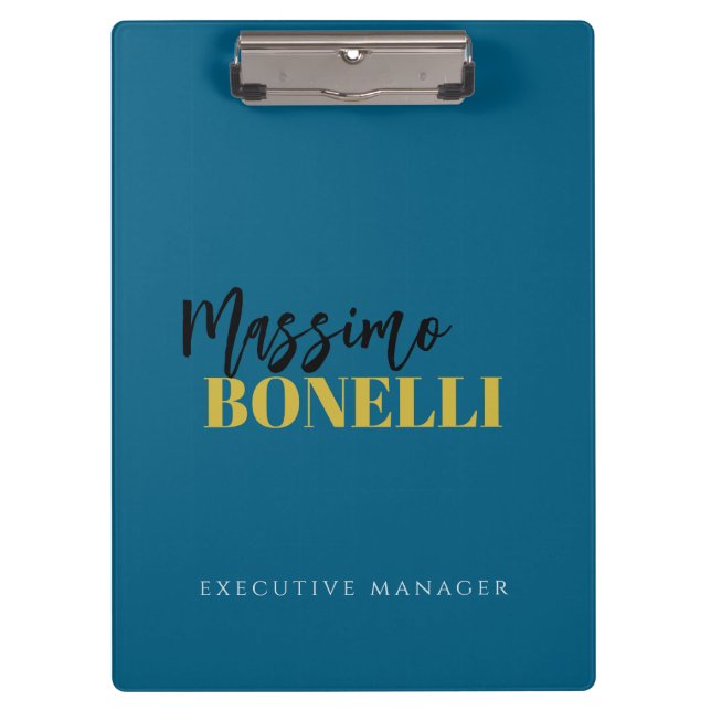 Carpeta De Pinza Professional elegant modern minimalist plain (Anverso)