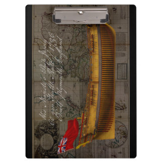 Carpeta De Pinza Profile Painting of Ship Jersey