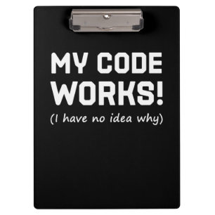 Carpeta De Pinza Programador Mi código funciona