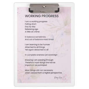 Carpeta De Pinza Progreso de trabajo Fomento Poema de Supresión