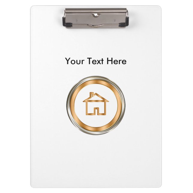 Carpeta De Pinza Propiedades inmobiliarias frescas con clase (Anverso)