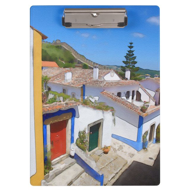 Carpeta De Pinza Pueblo acuarela (Anverso)